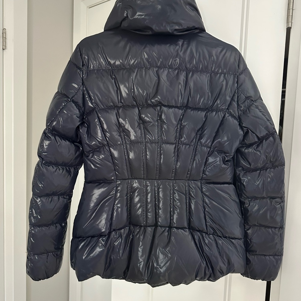 Moncler Shiny Blue Puffer Jacket - Picture 4 of 7